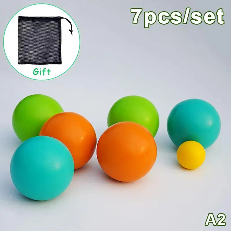 Wood Bocce Balls Sports Playground Grass Outdoor Backyard Gym Beach