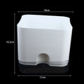 New Magnetic Self Watering Plant Pot Double-layer Lazy Flowerpot With Absorbent Cotton Rope Garden Plastic Planter Vue L
