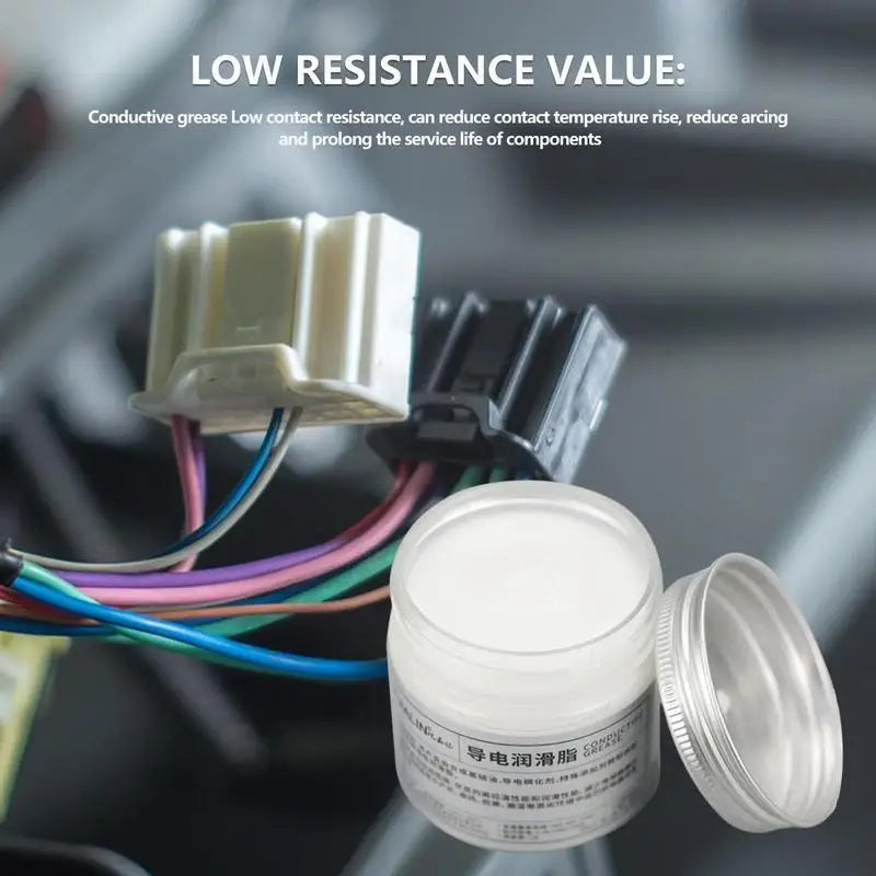 Electric Conductive Grease Paste 100g – Low Resistance Lubricant Conductive Grease Paste Vue