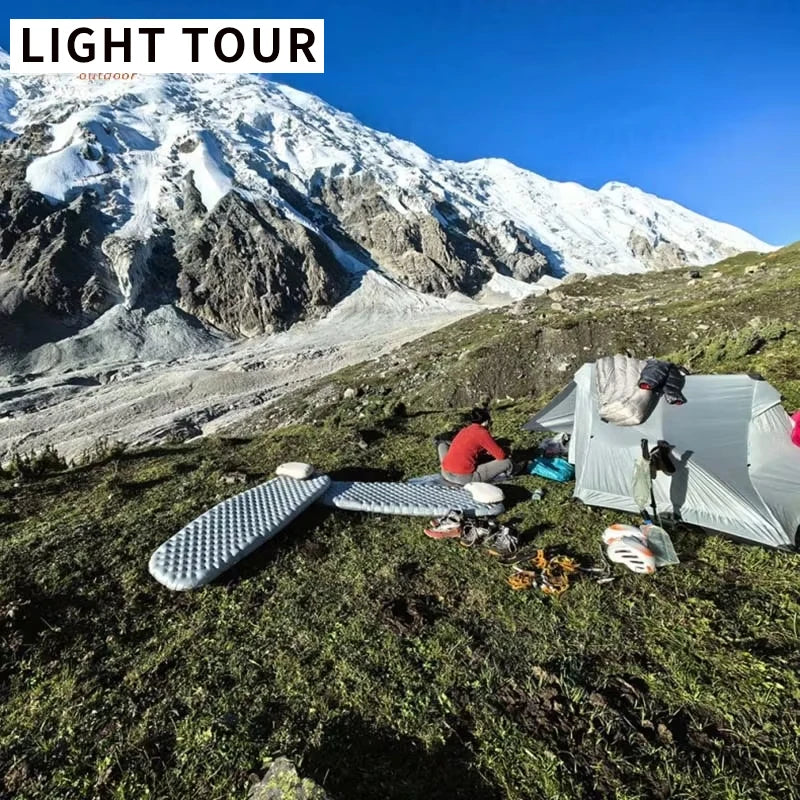 LIGHT TOUR Ultralight Inflatable Camping Mat R4.2/R7.5 Inflatable Sleeping Mat Vue