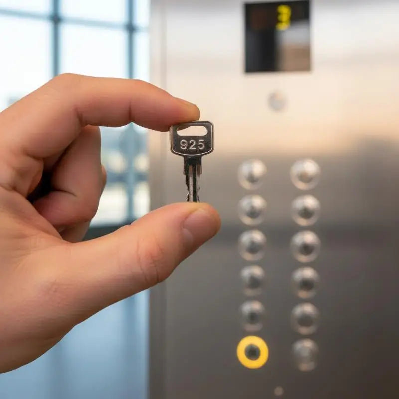 Elevator Keys Including Station Locks And Control Box Keys Suitable For OTIS KONE TKE Hitachi Schindler Vue