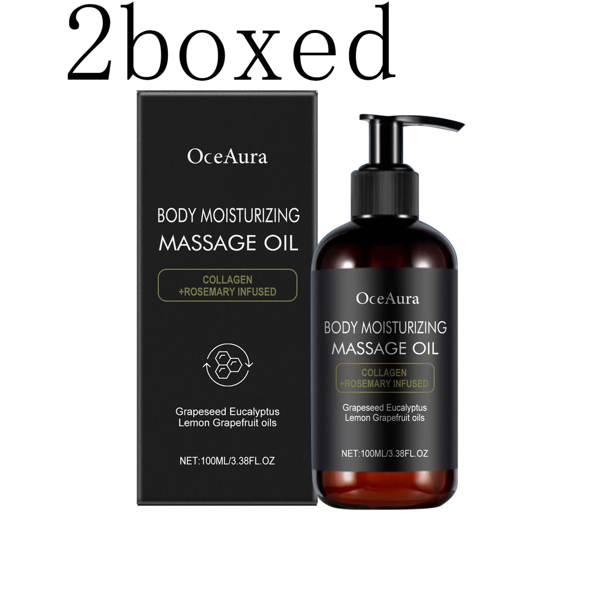 Body Relaxing Essential Oil Massage Oil Improve Rough Dry Skin Relieve Muscle Fatigue Body Nourishing Soft Care Vue 200ml boxed