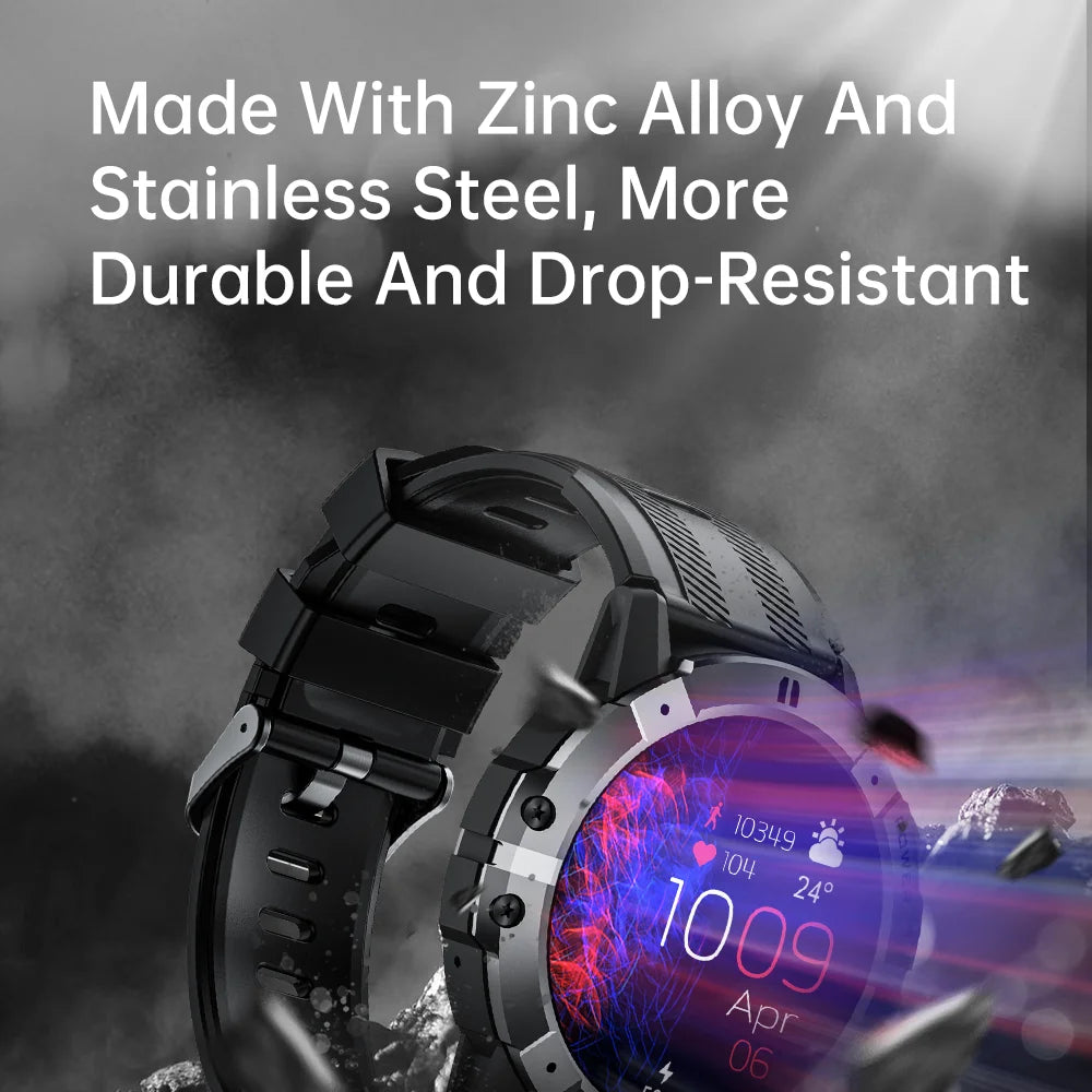 CUBOT C29 SmartWatch 1.52-inch 1ATM Waterproof Sport Watch for Men 410mAh Battery, Bluetooth Call, Heart Rate&24H Health Monitor Vue