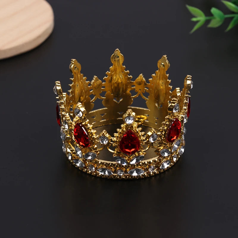 1PCS Cotton Doll Retro Crown Headwear Korea Dolls Cotton Doll Crown For Baby Doll Dress Fashion Doll Accessories Vue A2