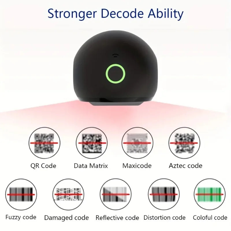 Wired 2D Barcode Scanner Desktop Scanning Platform Auto QR Code Data Matrix PDF417 Bar Code Reader USB For Retail Supermarket Vue