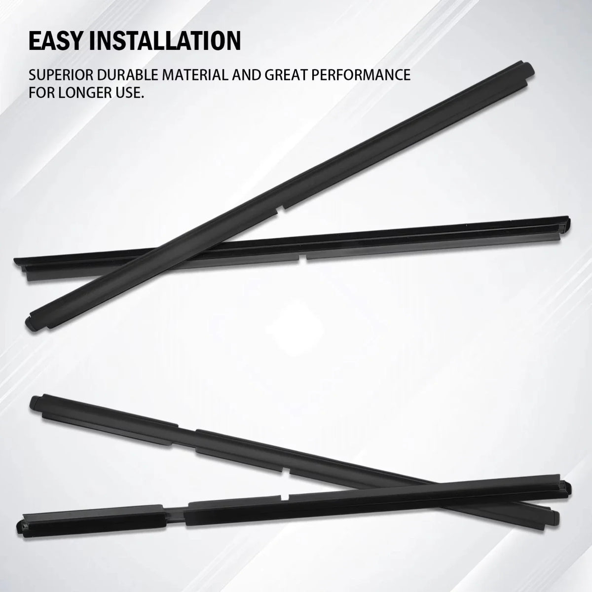 4Pcs/set Car Windows Weather Strip Side Glass Window Pressure Sealant Sealing Strips for Grand Cherokee II WJ WG 1998-2005 Vue