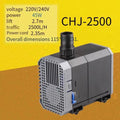 Aquarium Fish Tank Pond Fountain Adjustable Submersible Water Pump 1500-3000L/H Aquarium Pump Pond Vue 45w 2500L 220V50HZ