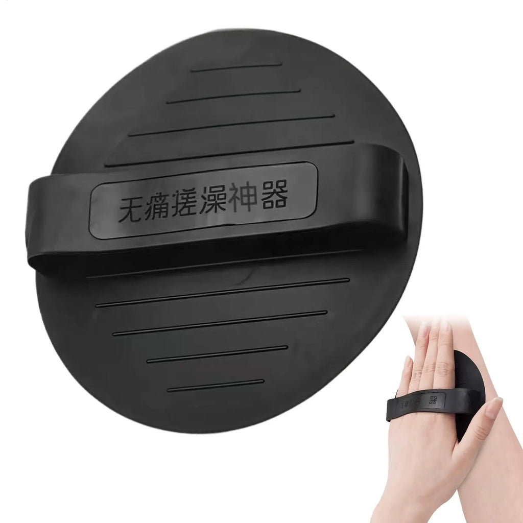 Rubber Body Scrubber for Shower, Deep Cleansing & Exfoliating Tool, Dead Skin Remover Gloves for Bathing, Home & Travel Use Vue
