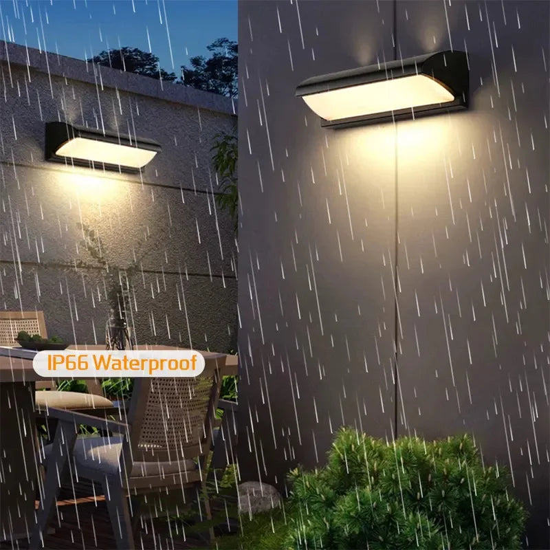 LED Motion Sensor Outdoor Wall Light – Retro 24W Lamp Motion Sensor Wall Light Vue