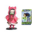 Blind Box Demon Slayer I LOVE RAINNY DAY Serie Cute Tanjiro Kamado/Nezuko Kamado/Zenitsu Agatsuma Figures Doll Action Model Toys Vue 1pcs-with box