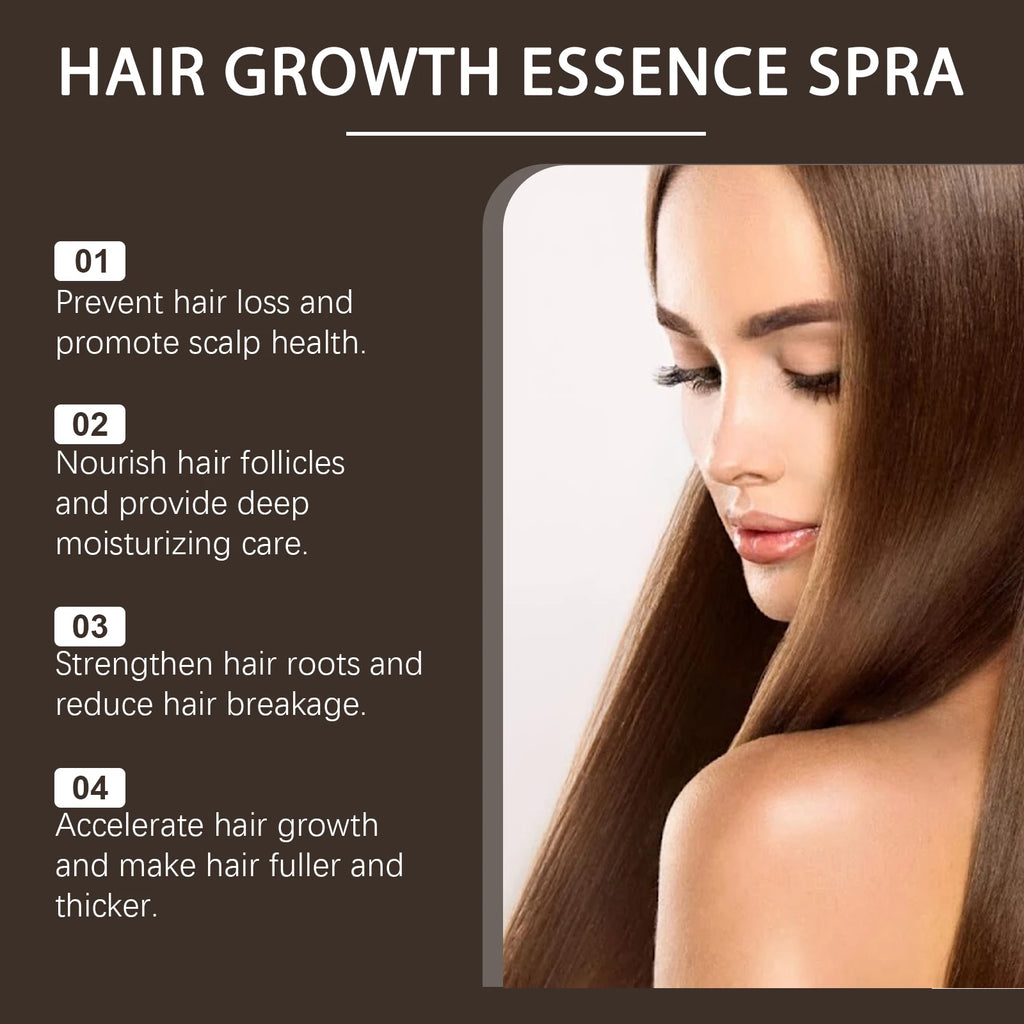 Ginger Oil For Hair Growth Serum Repair Damaged Hair Improve Hair Thinning Frizziness Reduce Split End Hair Loss Treatment Spray Vue