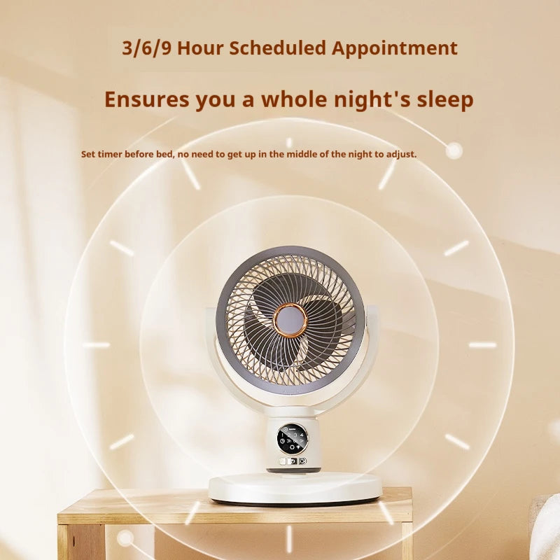 Household Retractable Air Circulation Fan Swiveling Floor Electric Vue