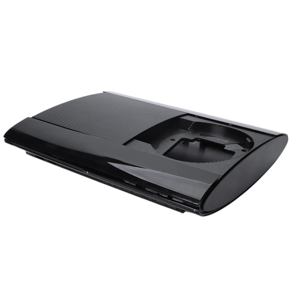 Complete Housing Shell Case Full Kit Replacement Housing Black with Screws Console Faceplate Cover for PS3 Super Slim 4K 4000 Vue Housing Shell Case
