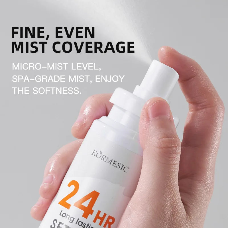 100Ml/Bottle Moisturizing Makeup Setting Spray, Non-Caking, Lightweight Setting Spray, Suitable for Dry and Oily Skin, Small Bottle Design, Easy to Carry Vue