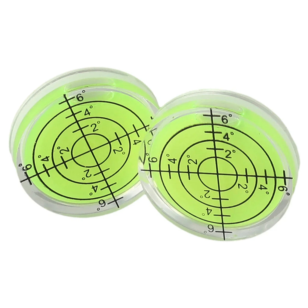 Mini Round Spirit Bubble Level Tool – 2pcs | Precision Spirit Bubble Level Vue