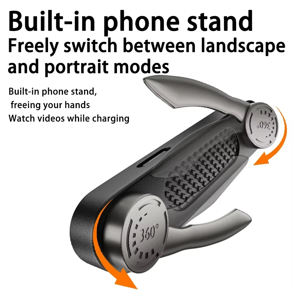 240W Fast Charging USB-C Adapter 40Gbps High Speed Data Transfer 8K 60Hz Video Casting Converter Foldable Phone Stand for Iphone Vue