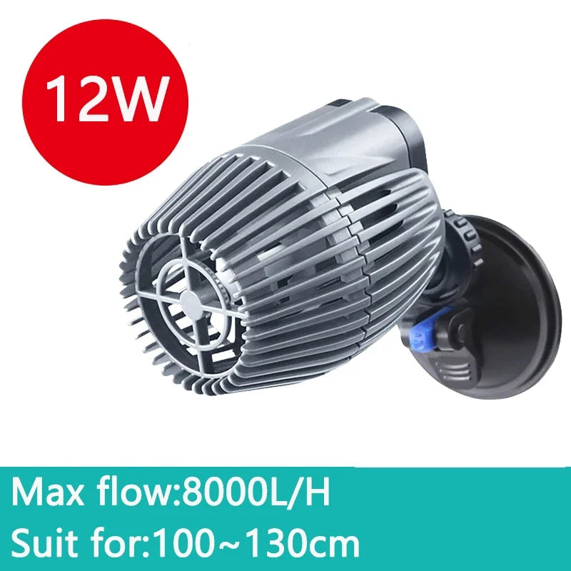 Aquarium Wave Maker Pump – Silent Submersible Circulation Pump Aquarium Wave Pump Vue 12W single head