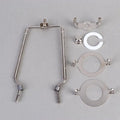 8 9 10 Inch Lamp Shade Holder Fit Both Standard Lamp Rod And E26 E27 Light Base Vue Silver