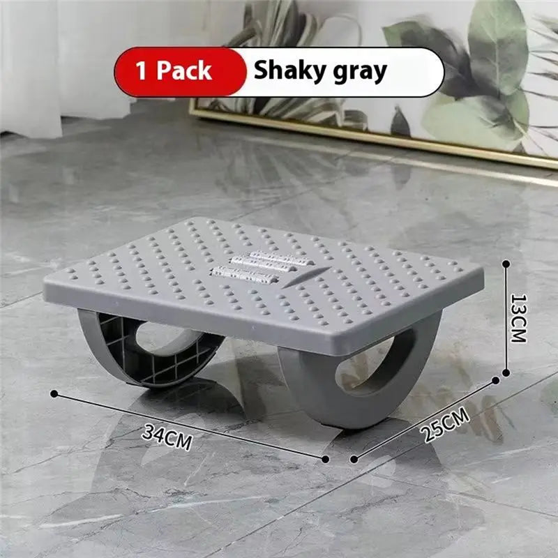 ABKW-Ergonomic Foot Stool With Massage Rollers Portable Footrest For Home Office Work Foot Rest Vue