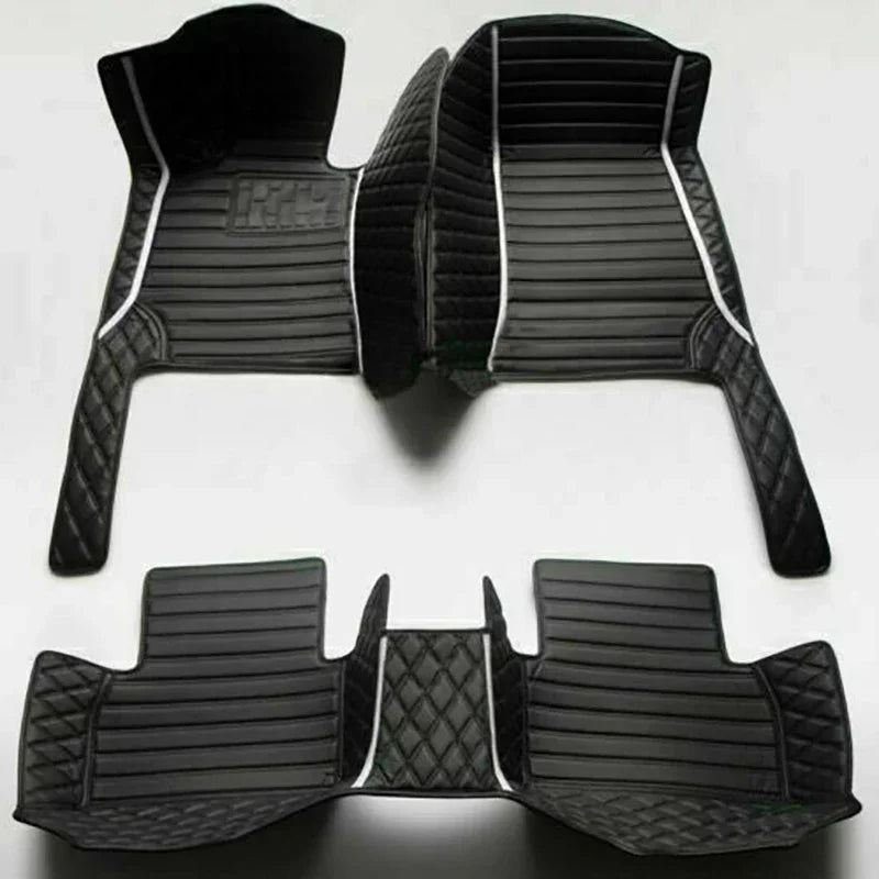 5D leather waterproof Custom Car Floor Mats For Mercedes Benz GLC X253 GLC-Coupe C253 2015-2025 Auto Accessorie Coche liners Vue 2015-2023 C-black white