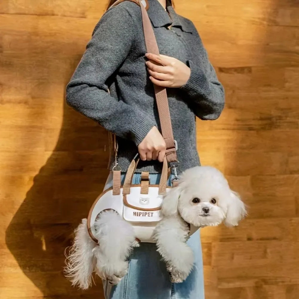 Double Shoulder Dog Carrier Backpack Adjustable Washable Pet Strap Artifact Breathable Dog Outing Bag Dog Accessories Vue