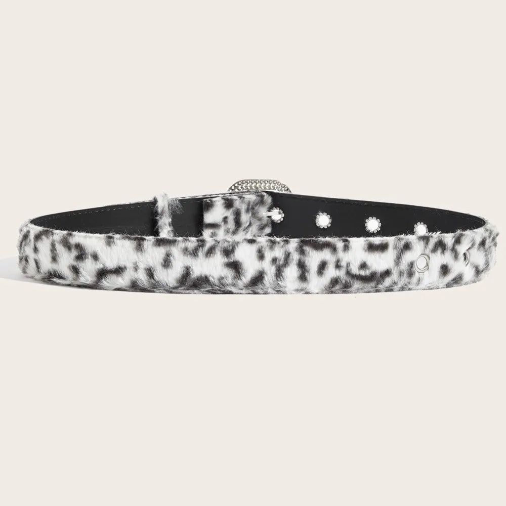 Fashion Pink Women's Belt PU Leather Adjustable Pin Buckle Waistband