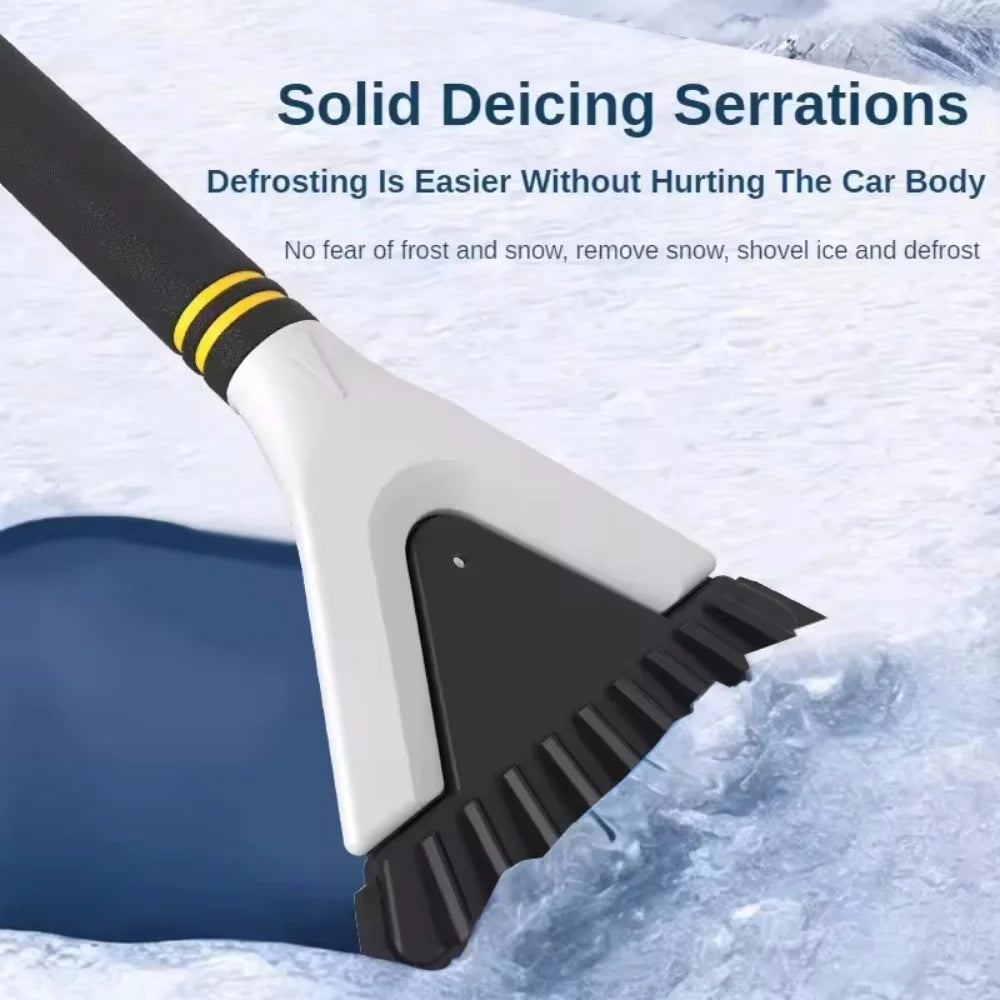 Windshield Snow Scraper Ergonomic Non Slip Small Car Windshield Ice Scraper Multifunctional Winter Snow Clearing Tools Snow Vue
