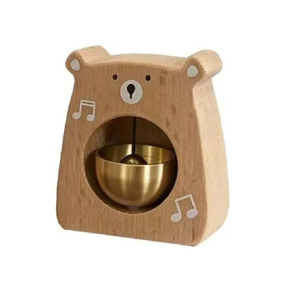Magnetic Entrance Doorbell Cute Bear Detachable Entry Reminder Bell Delightful Sound Blessings Animal Shaped Windbell Vue Light Brown