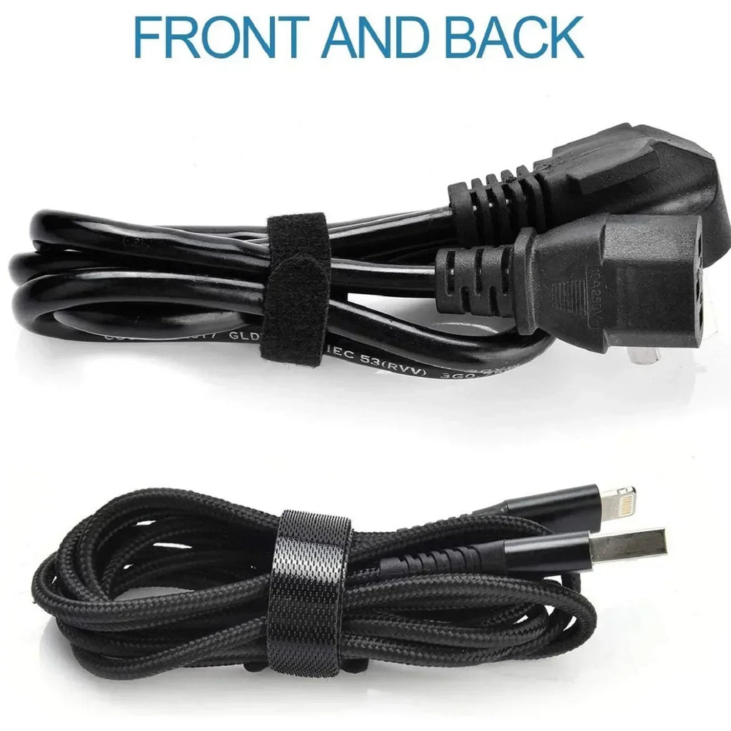 vvocci EarphonesTape Straps Releasable Cable Organizer Ties 100pcs Mouse Wire Management Nylon Cable Ties Reusable Loop Hoop Tie Vue