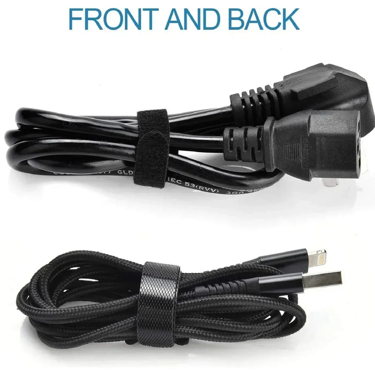 vvocci EarphonesTape Straps Releasable Cable Organizer Ties 100pcs Mouse Wire Management Nylon Cable Ties Reusable Loop Hoop Tie Vue