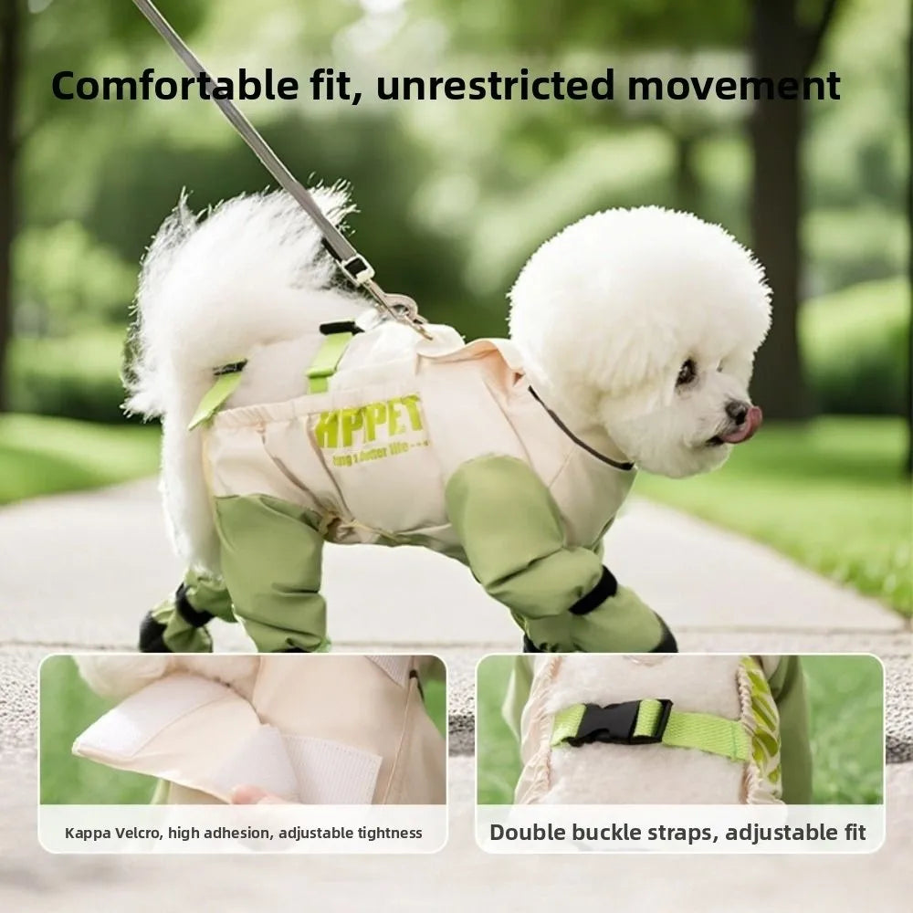 Waterproof Reflective Stripe Pet Pants Stain Resistant Easy To Clean Full Coverage Dog Boots Thin Adjustable Vue