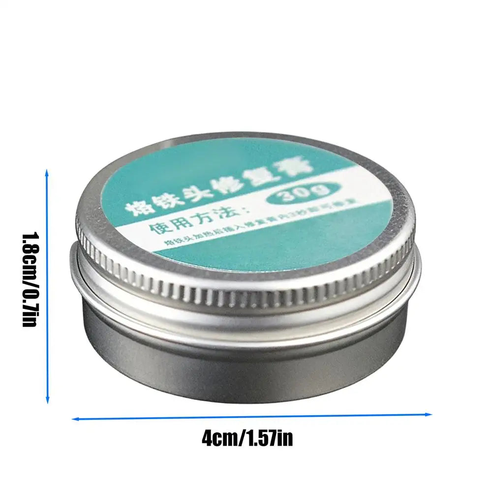 6/16g/30g Soldering Iron Tip Refresher Non-stick Tin Solder Cream Clean Paste Oxide Solder Iron Tip Refresh Tip Tinner Activator Vue 30g