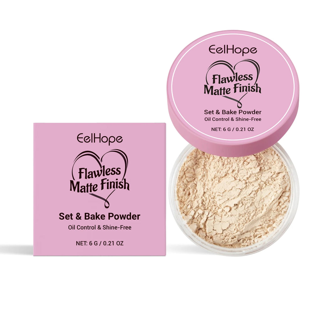 Setting Loose Powder - Natural, Lightweight, Oil-Control, Matte, Breathable, Refreshing & Non-Greasy Facial Setting Powder Vue 6g boxed