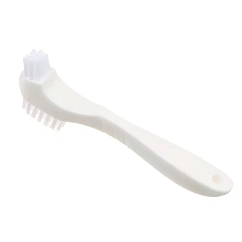 1PCS Denture Toothbrush Hard/Soft Double Bristle For False Teeth Brush Superb Total Cleaning For Men Women Vue