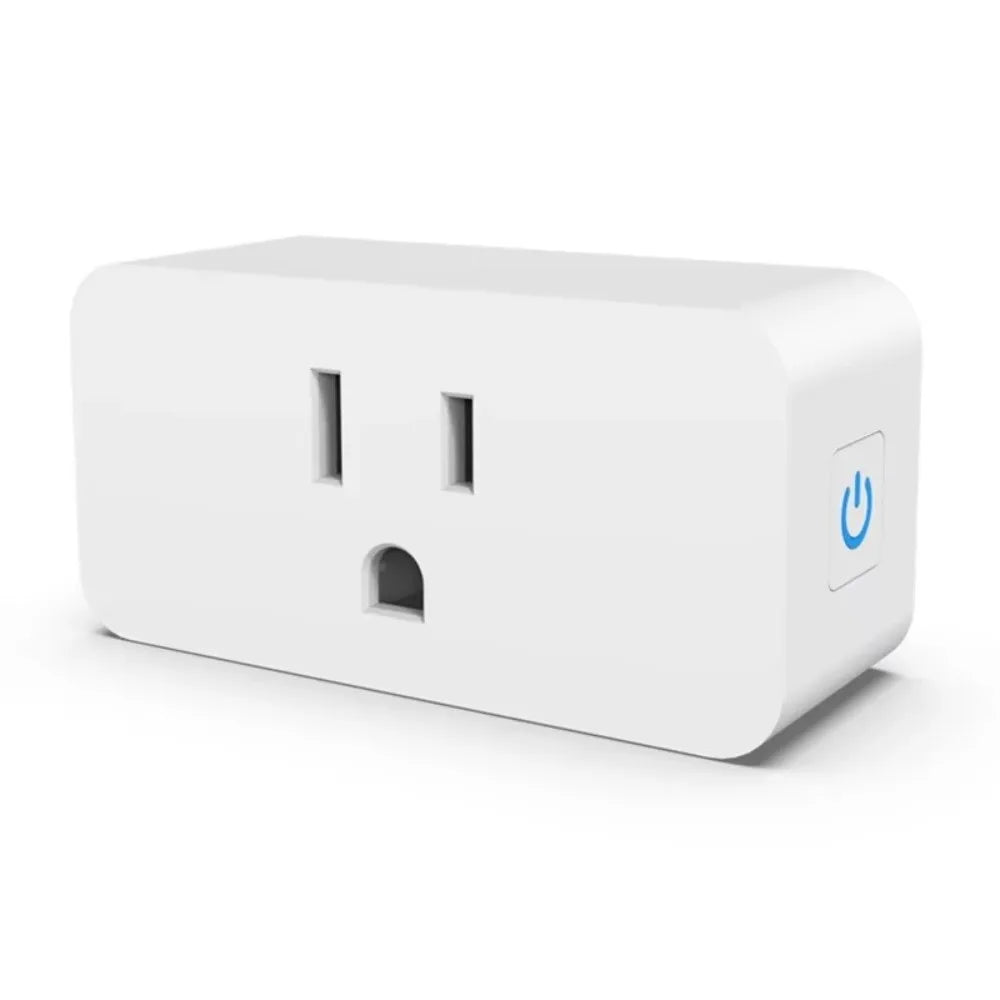 Remote Voice Control Mini WiFi Smart Plug 110-240V 10A US Plug Smart Home Socket Remote Control Timing Function Timer Plug Vue