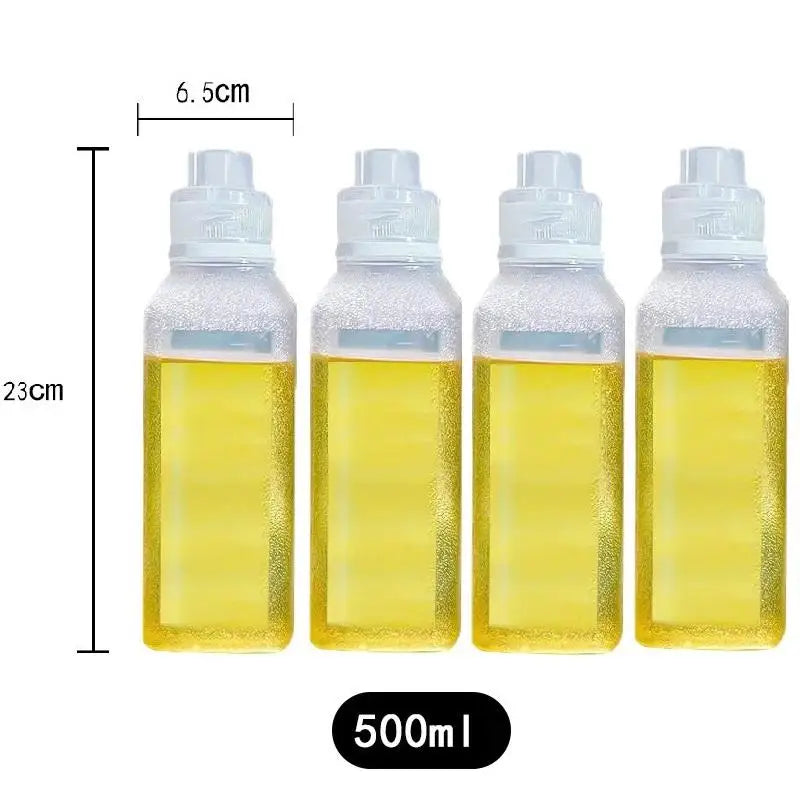 Oil Dispenser Full 300 Bottle Kitchen Plastic Condiment Squeeze