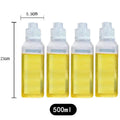 Oil Dispenser Full 300 Bottle Kitchen Plastic Condiment Squeeze