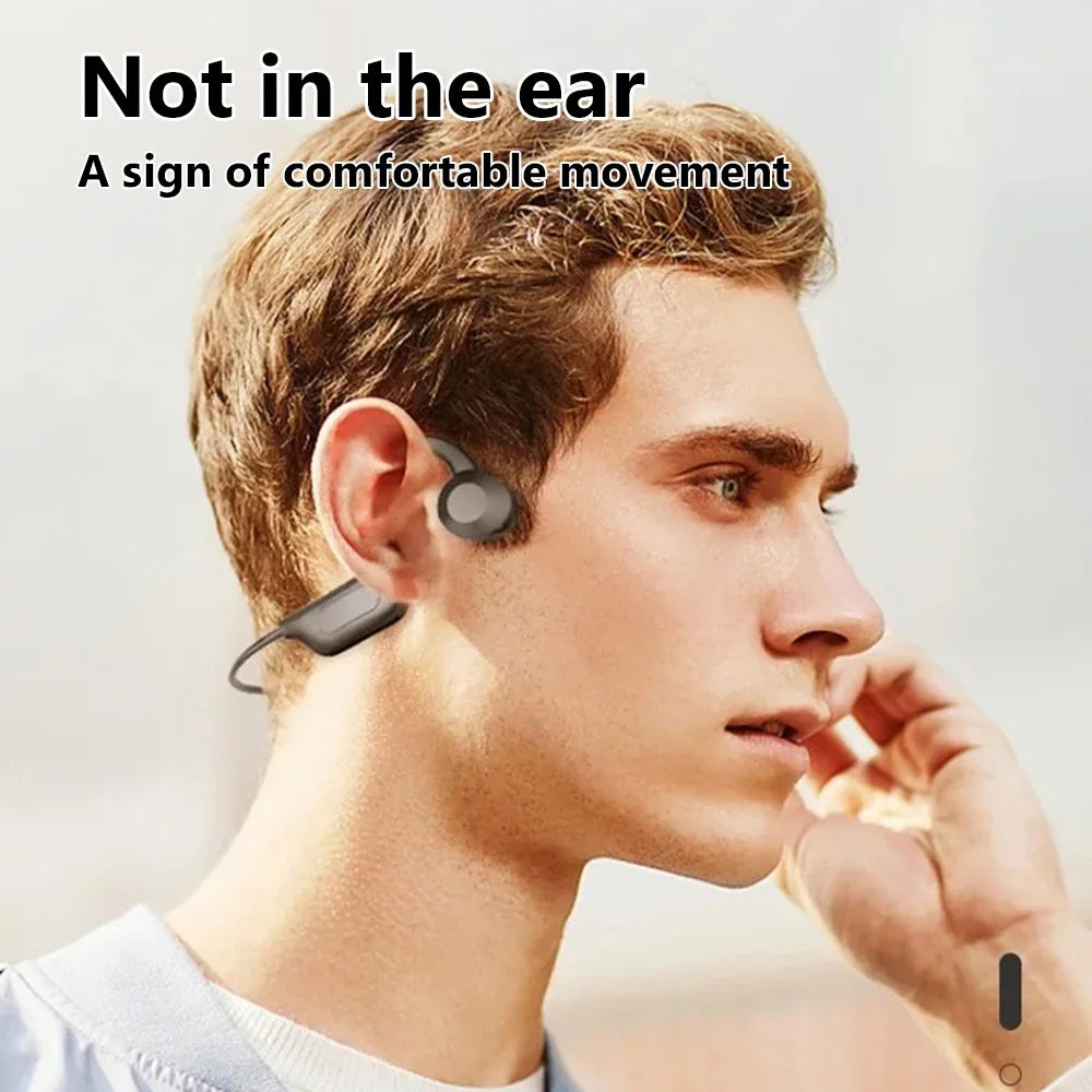 Bluetooth Bone Conduction Bluetooth Earphones Air Conduction Earphones Card Insertable Sports Waterproof Sweat Proof Vue