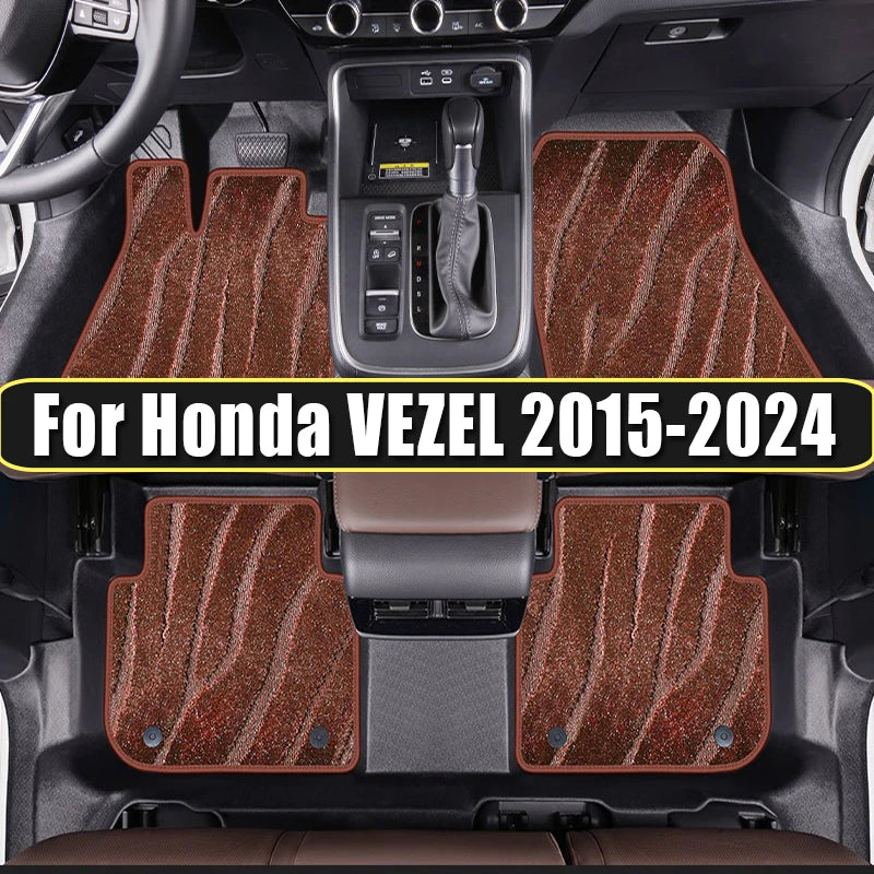 Custom TPE Non-slip Car Floor Mat For Honda Vezel XRV 2015-2024 ,HRV ZRV 2022-2023 Wear-resistant Carpet Floor Car interior Vue