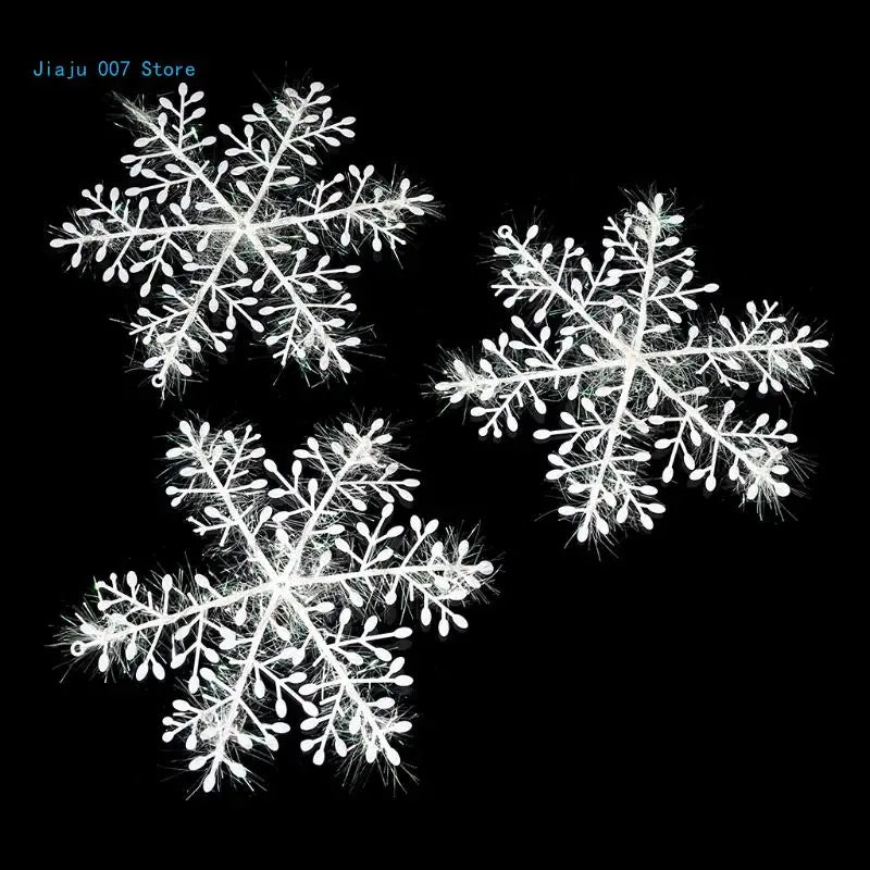 White Snowflake Ornaments – Christmas Tree & Window Décor Christmas Ornaments Vue White