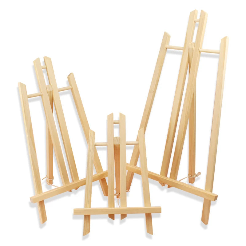 Beech Wood Table Easel For Artist Easel Painting Craft Wooden Stand For Party Decoration Art Supplies 30cm/40cm/50cm Vue