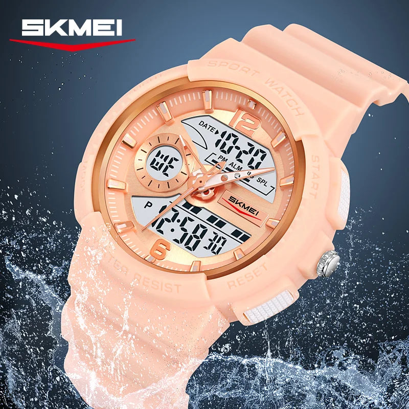SKMEI 2477 LED Dual Display Waterproof Sports Watch Digital Sports Watch Vue