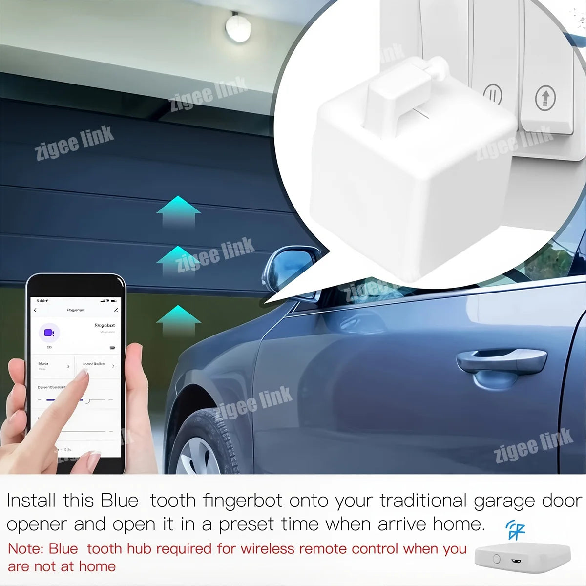Battery Automatic Fingerbot Button Pusher BluetoothTiming Robot Finger For Wall Switches Water Boiler Household Device Buttons Vue