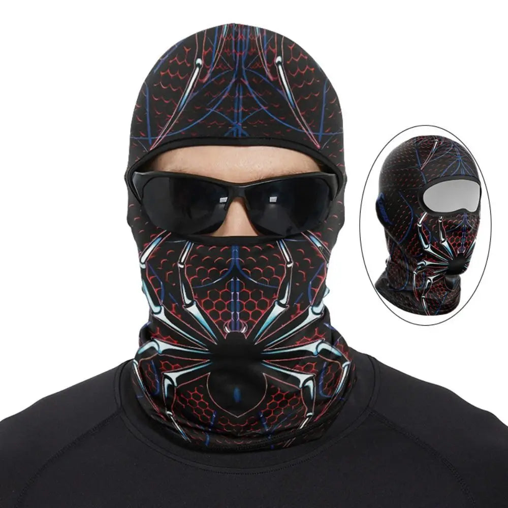 Funny Ape Mouth Skull Motorcycle Balaclava Breathable Lightweight Cycling Full Face Mask Quick Dry Sun Protection Vue Style 4