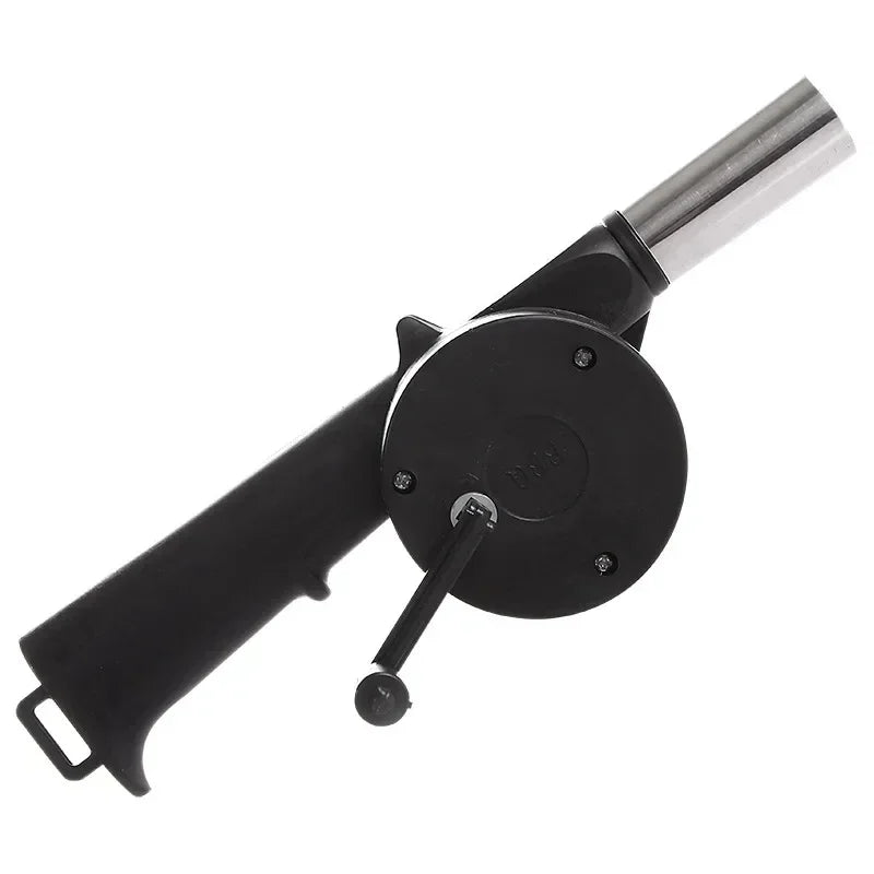 High Quality Manually BBQ Fan Air Blower Barbecue Tools Pressing Fire Bellows Ptable Gun Drop Ship Vue