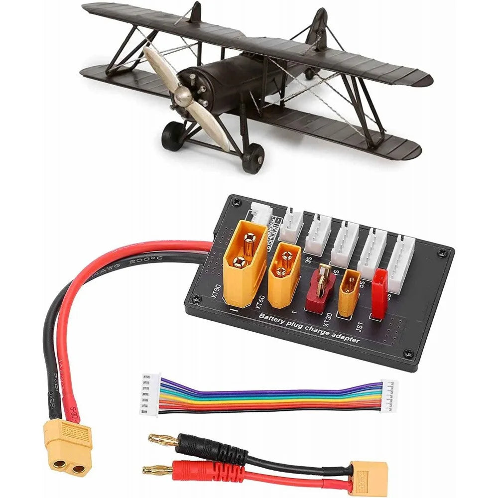 XT30 XT60 XT90 JST T Connector Lipo Battery Multi Charger Board 2-6S Parallel Charging Module for Imax B6 B6C Charger Vue