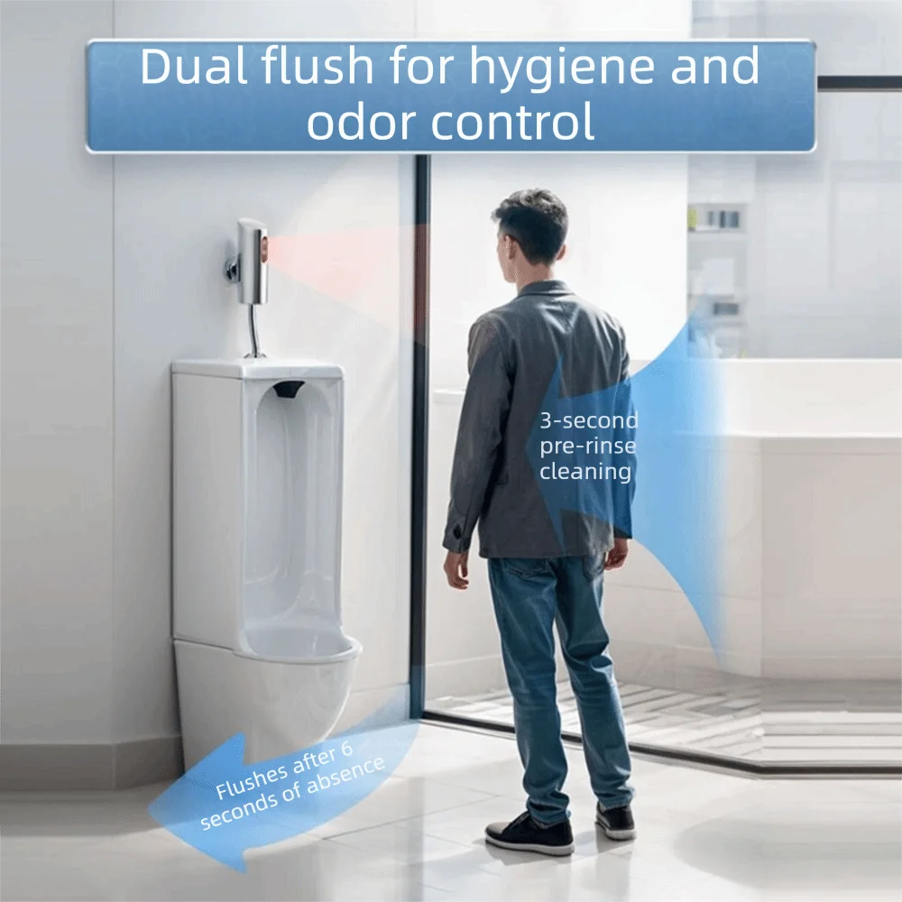 Infrared Automatic Urinal Sensor Automatic Sensing Flush Valve Automatic Sensing Urinal Valve Sensor Kit Vue