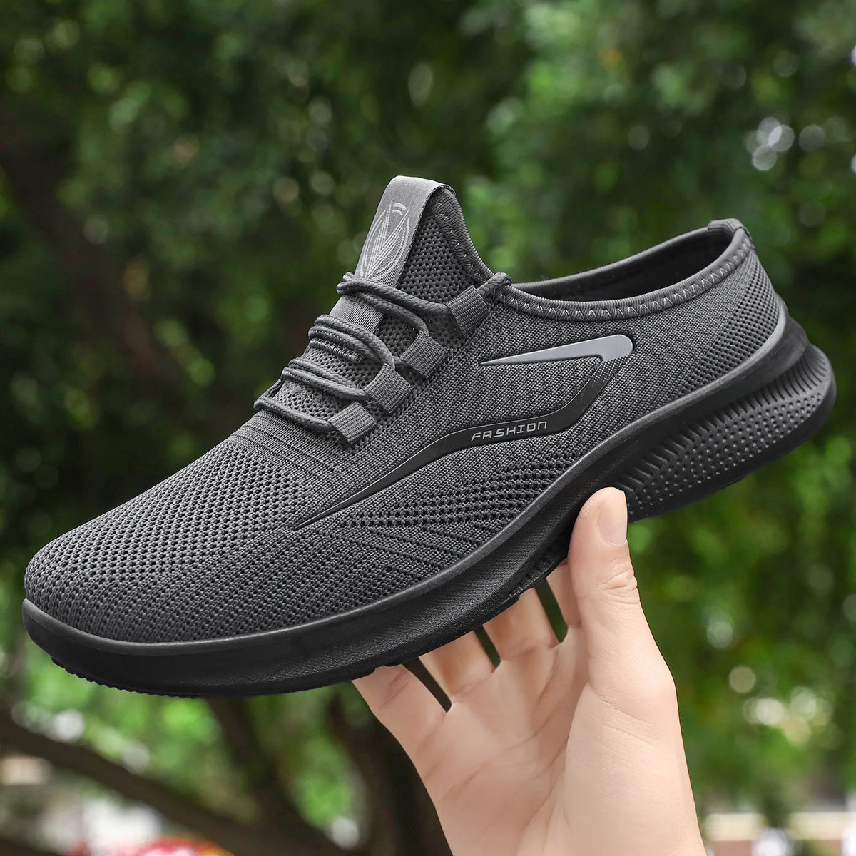 Men's Breathable Mesh Casual Sneakers – Lightweight Summer Shoes Casual Mesh Sneakers Vue