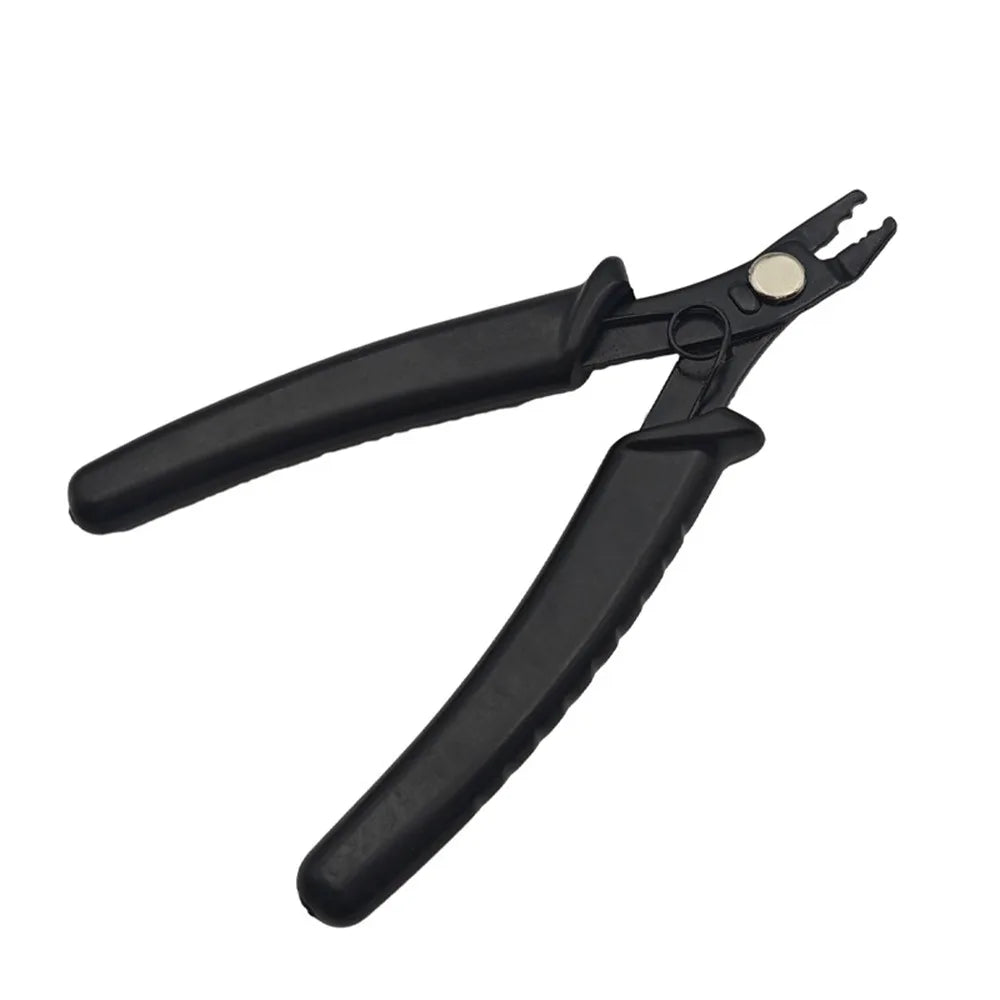 Crimping Function Split Ring Pliers Opening/Closing Flush Cut Jump Ring Pliers One-handed Operation Steel Cutting pliers Vue Black position plier