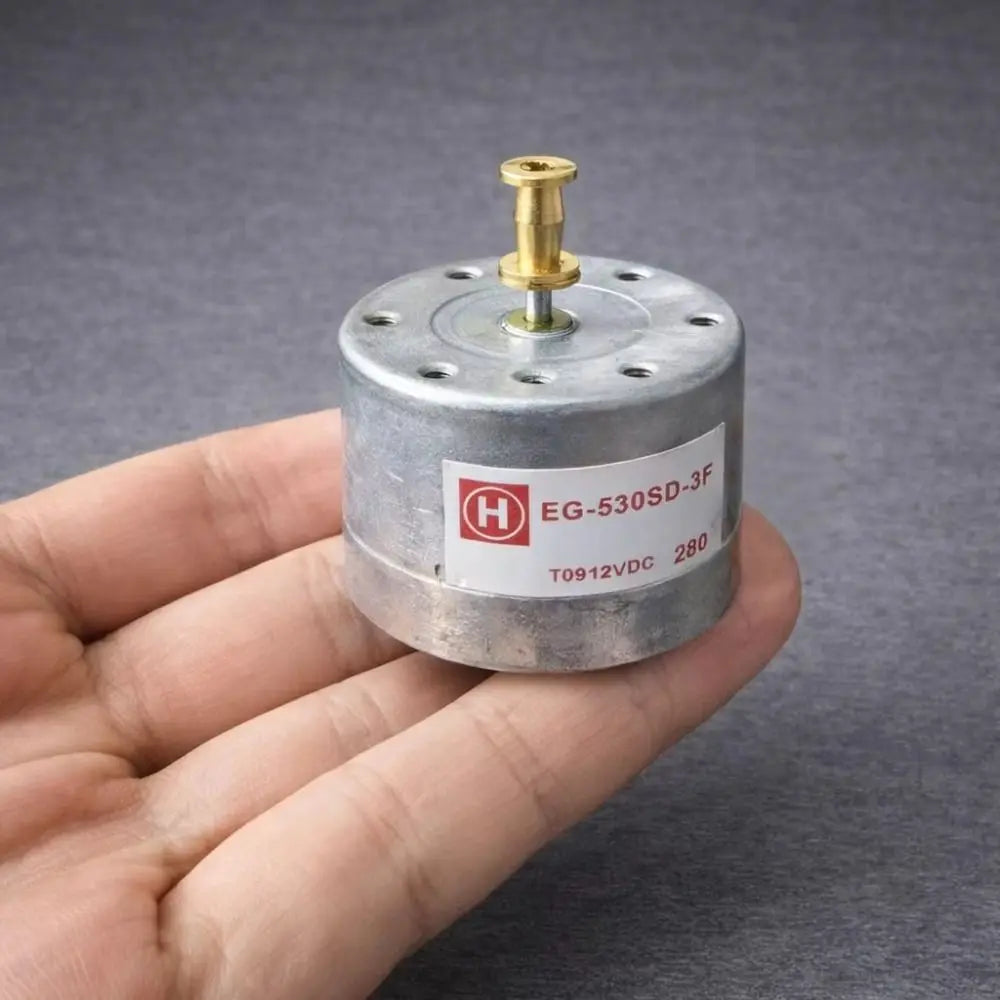 Low Noise EG-530SD H/L Fine Speed Trim 25mm Mount Turntable Motor Replacement 9-12V DC 33/45/78 RPM Support Vinyl Player Motor Vue